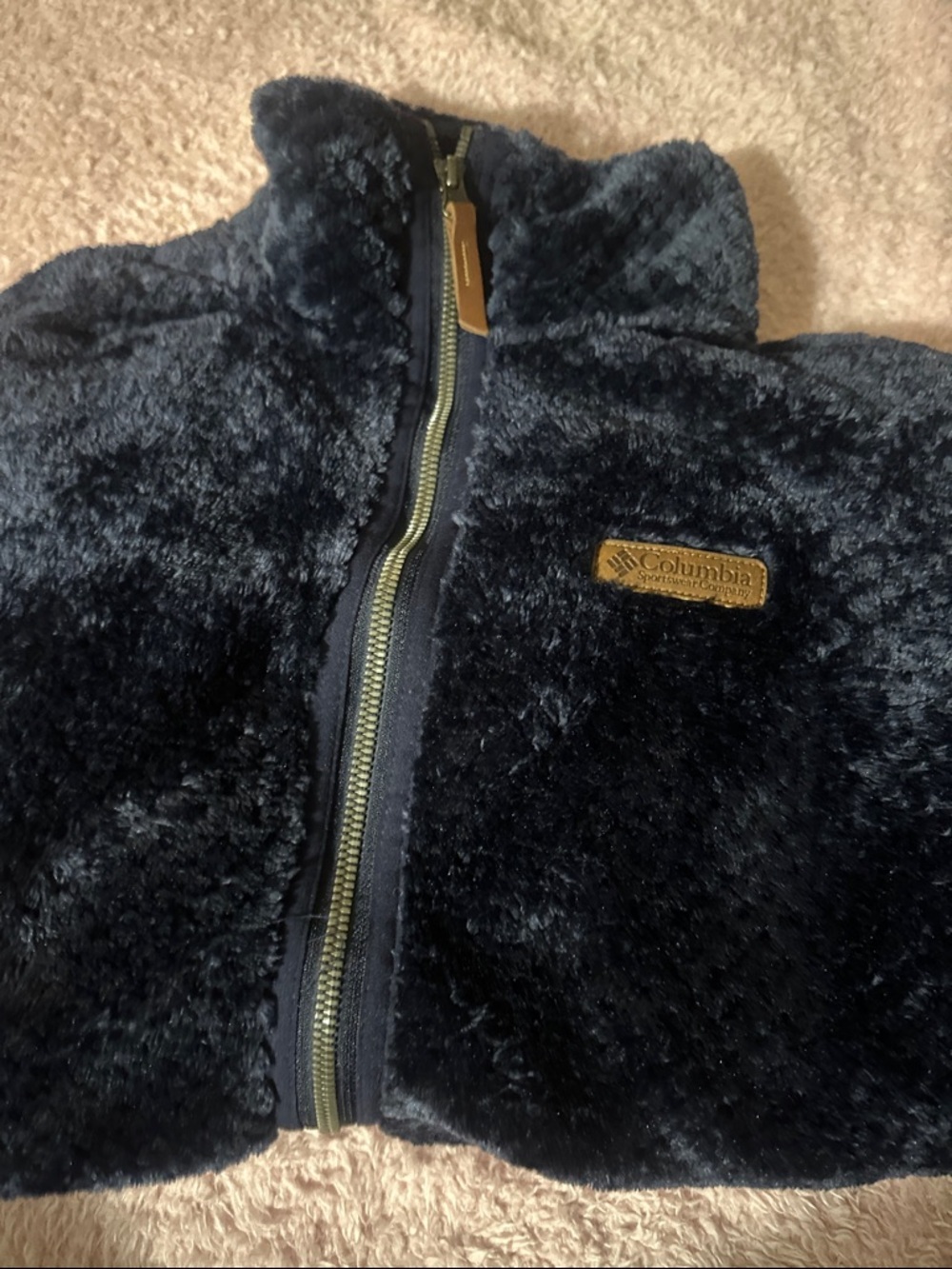 Columbia women’s ' Plush Fleece Jacket in Navy
